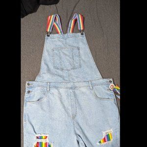 Unisex Pride GLSEN Rainbow Shortfalls size XXL